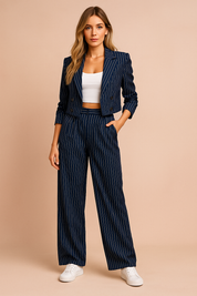 Tulum | Women's Two-Piece Striped Suit 0